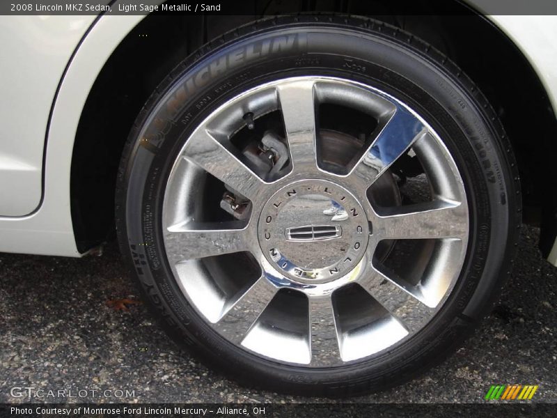 Light Sage Metallic / Sand 2008 Lincoln MKZ Sedan