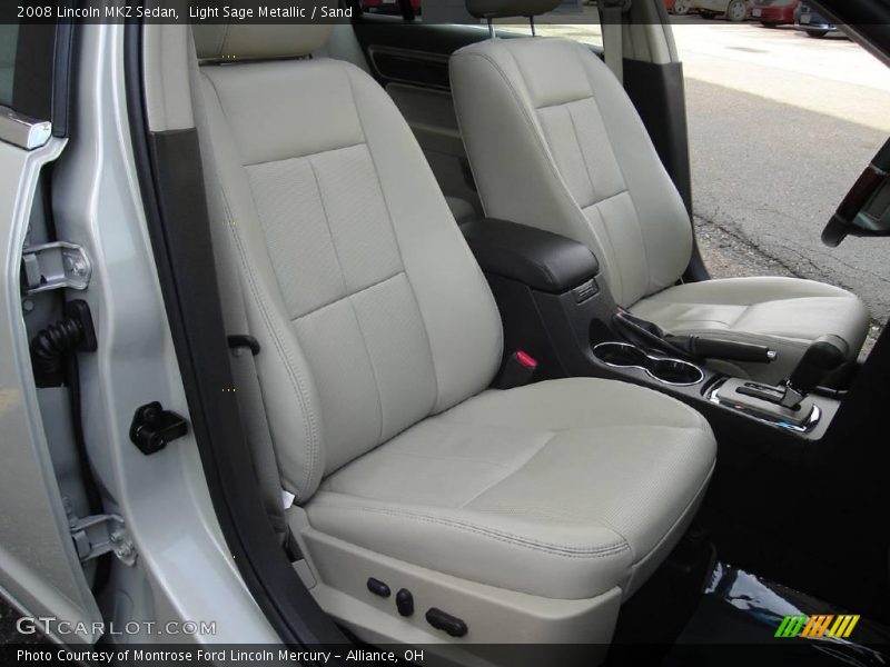Light Sage Metallic / Sand 2008 Lincoln MKZ Sedan