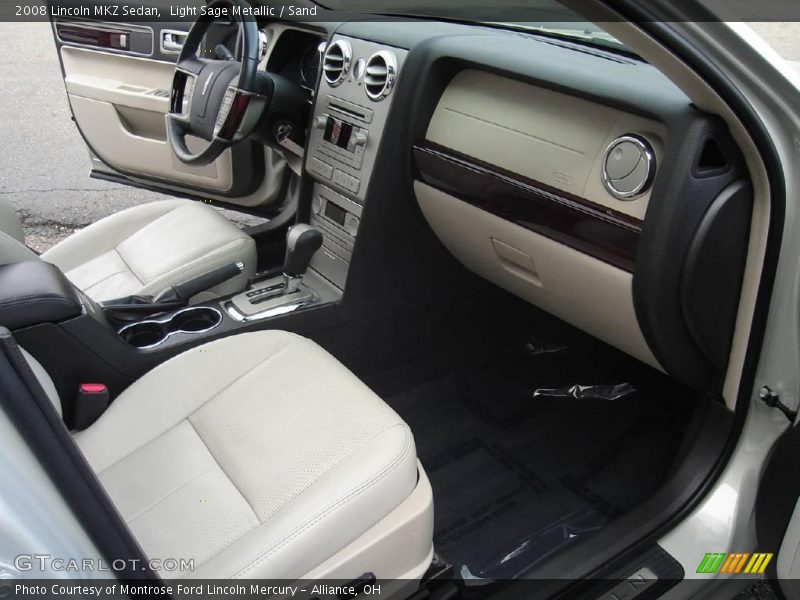 Light Sage Metallic / Sand 2008 Lincoln MKZ Sedan