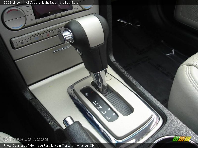 Light Sage Metallic / Sand 2008 Lincoln MKZ Sedan