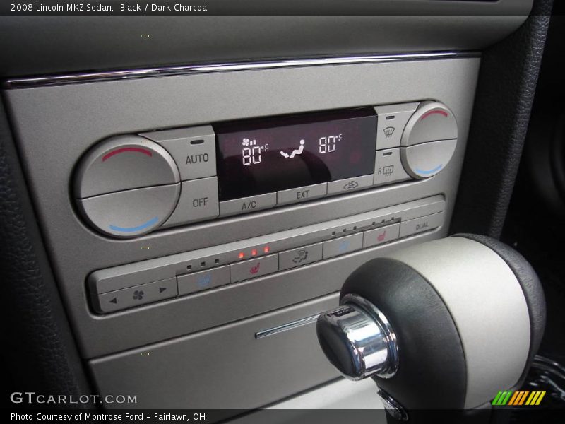 Black / Dark Charcoal 2008 Lincoln MKZ Sedan