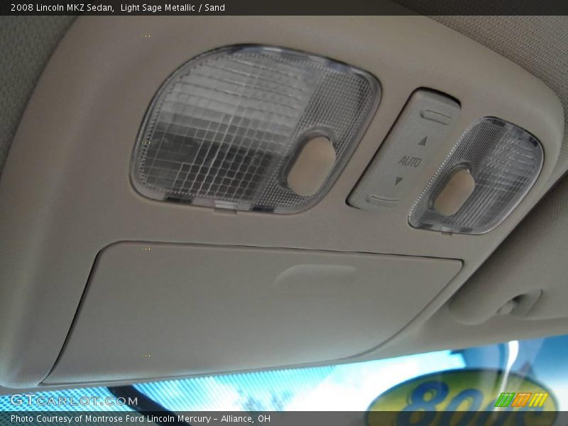 Light Sage Metallic / Sand 2008 Lincoln MKZ Sedan