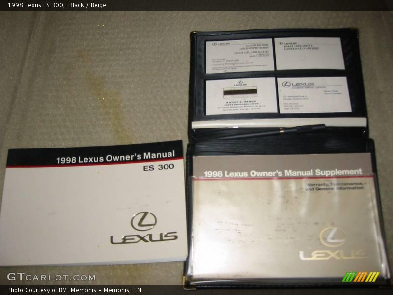 Black / Beige 1998 Lexus ES 300