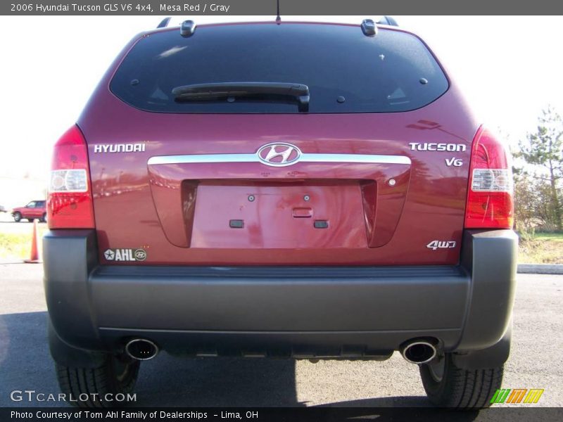 Mesa Red / Gray 2006 Hyundai Tucson GLS V6 4x4