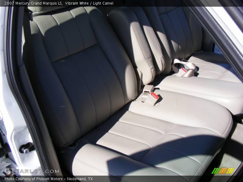 Vibrant White / Light Camel 2007 Mercury Grand Marquis LS