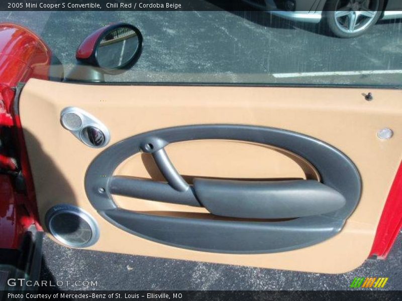 Chili Red / Cordoba Beige 2005 Mini Cooper S Convertible
