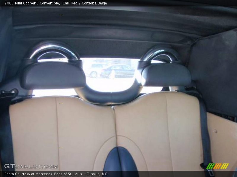 Chili Red / Cordoba Beige 2005 Mini Cooper S Convertible