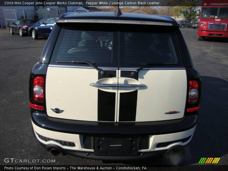Pepper White / Lounge Carbon Black Leather 2009 Mini Cooper John Cooper Works Clubman