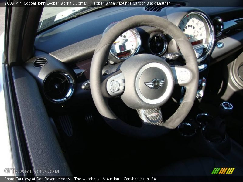 Pepper White / Lounge Carbon Black Leather 2009 Mini Cooper John Cooper Works Clubman