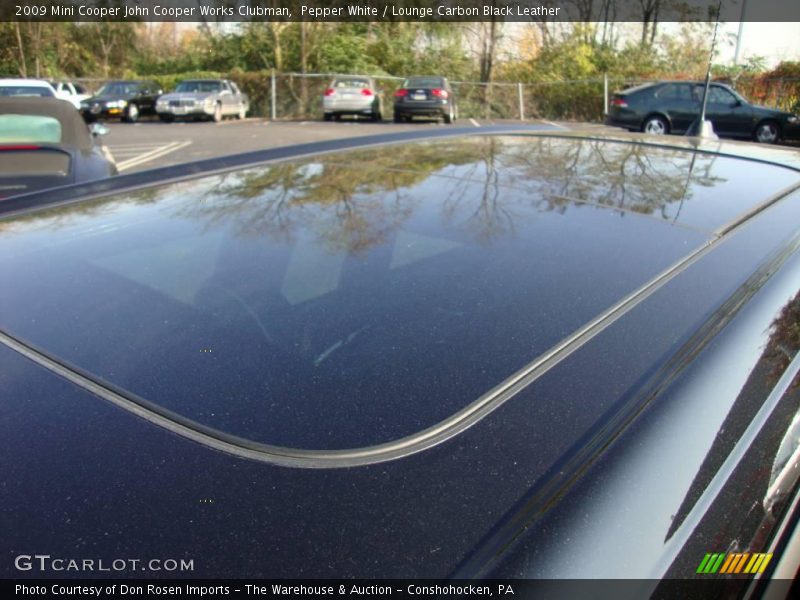Pepper White / Lounge Carbon Black Leather 2009 Mini Cooper John Cooper Works Clubman