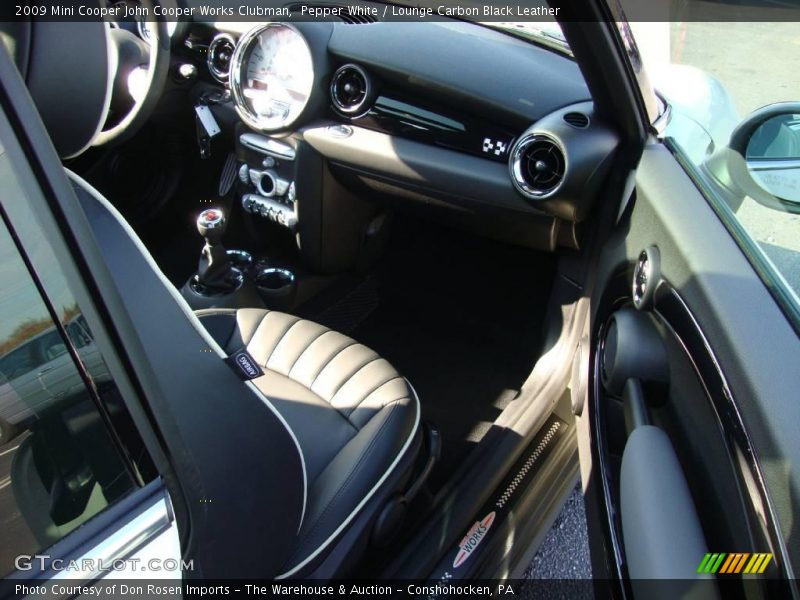 Pepper White / Lounge Carbon Black Leather 2009 Mini Cooper John Cooper Works Clubman