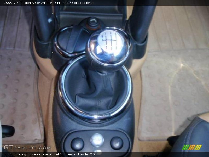 Chili Red / Cordoba Beige 2005 Mini Cooper S Convertible