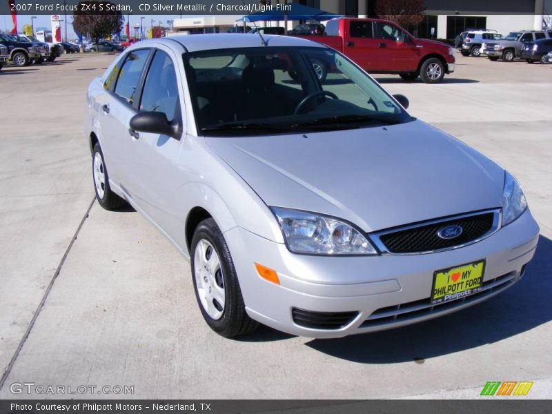 CD Silver Metallic / Charcoal/Light Flint 2007 Ford Focus ZX4 S Sedan