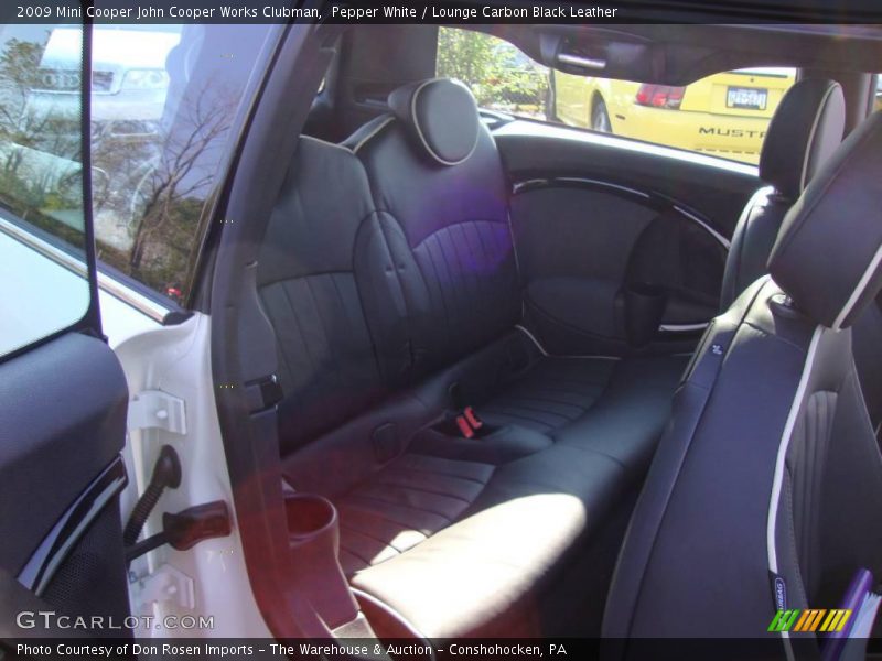 Pepper White / Lounge Carbon Black Leather 2009 Mini Cooper John Cooper Works Clubman