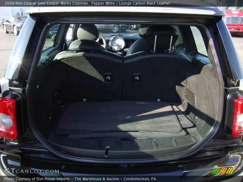 Pepper White / Lounge Carbon Black Leather 2009 Mini Cooper John Cooper Works Clubman