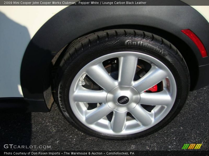 Pepper White / Lounge Carbon Black Leather 2009 Mini Cooper John Cooper Works Clubman