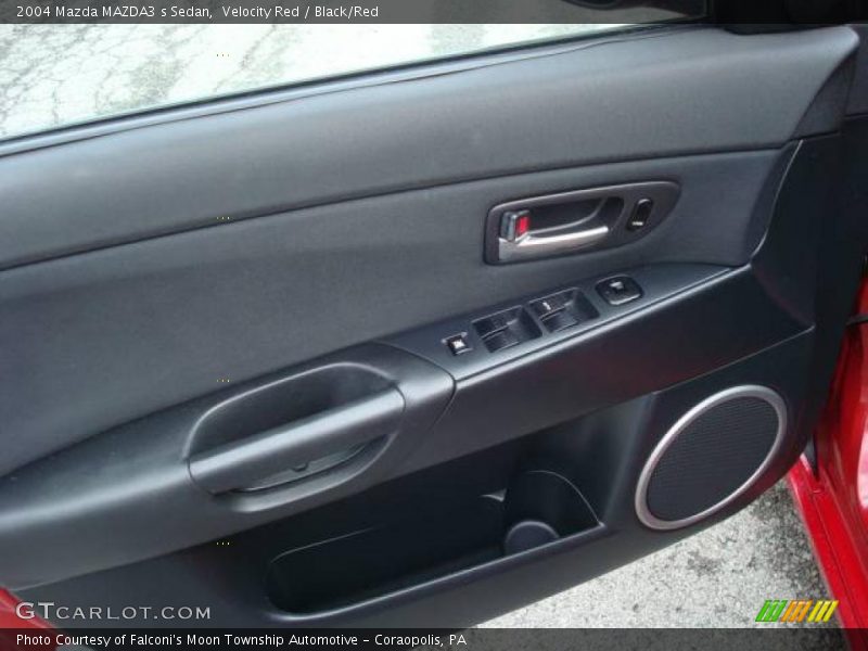 Velocity Red / Black/Red 2004 Mazda MAZDA3 s Sedan