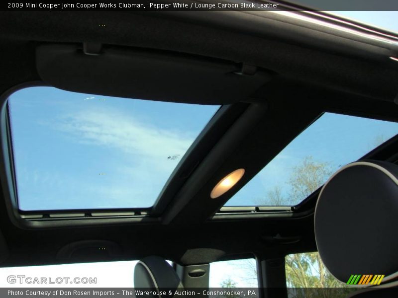 Pepper White / Lounge Carbon Black Leather 2009 Mini Cooper John Cooper Works Clubman