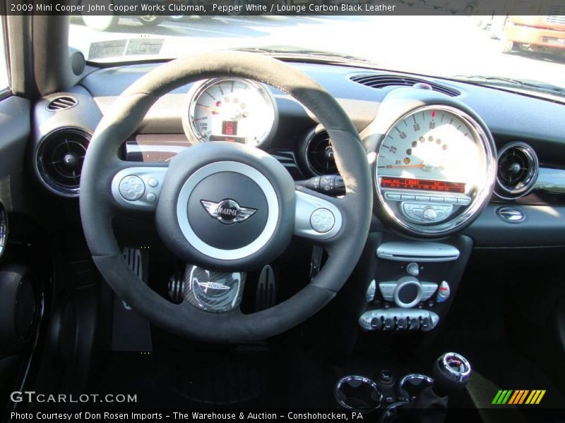 Pepper White / Lounge Carbon Black Leather 2009 Mini Cooper John Cooper Works Clubman