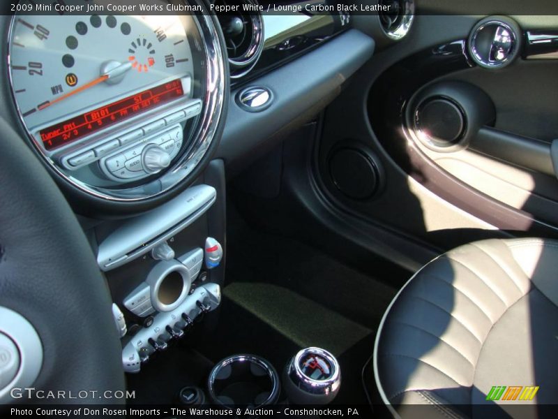 Pepper White / Lounge Carbon Black Leather 2009 Mini Cooper John Cooper Works Clubman