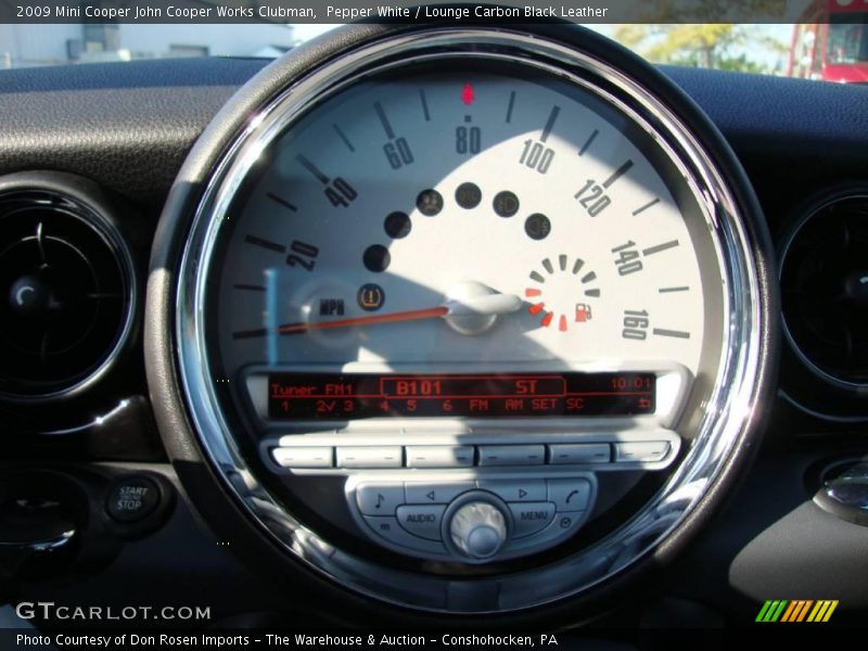 Pepper White / Lounge Carbon Black Leather 2009 Mini Cooper John Cooper Works Clubman