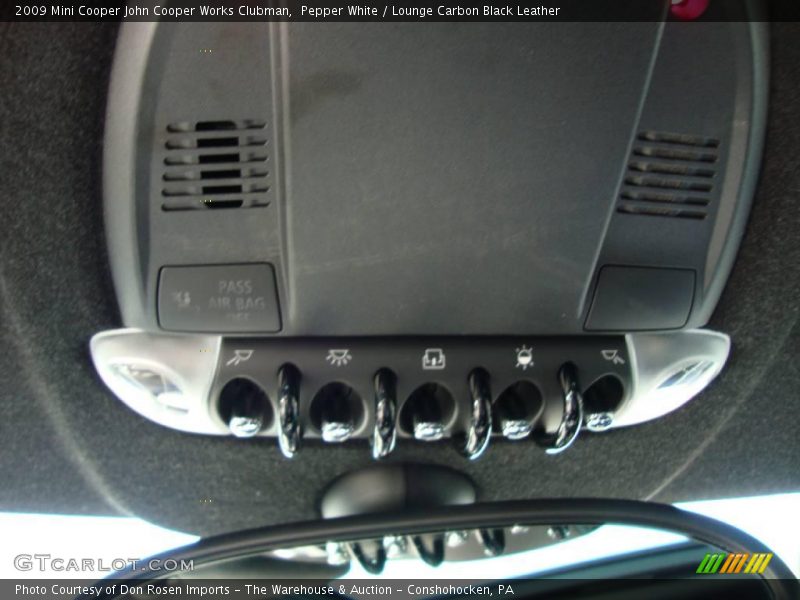 Pepper White / Lounge Carbon Black Leather 2009 Mini Cooper John Cooper Works Clubman