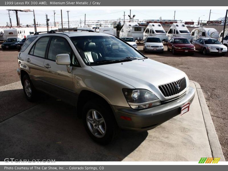 Millenium Silver Metallic / Gray 1999 Lexus RX 300 AWD