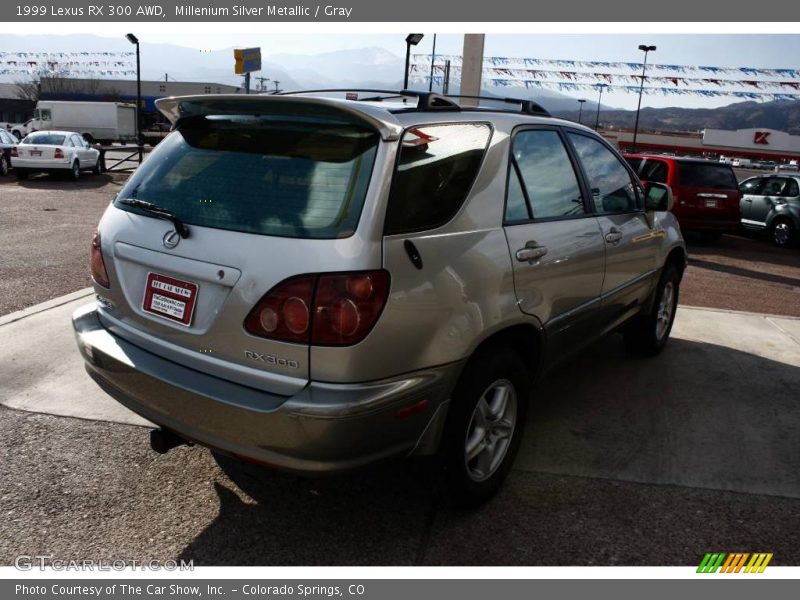 Millenium Silver Metallic / Gray 1999 Lexus RX 300 AWD