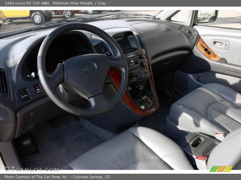 Millenium Silver Metallic / Gray 1999 Lexus RX 300 AWD