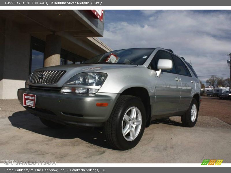 Millenium Silver Metallic / Gray 1999 Lexus RX 300 AWD