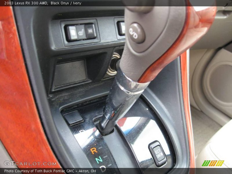 Black Onyx / Ivory 2003 Lexus RX 300 AWD