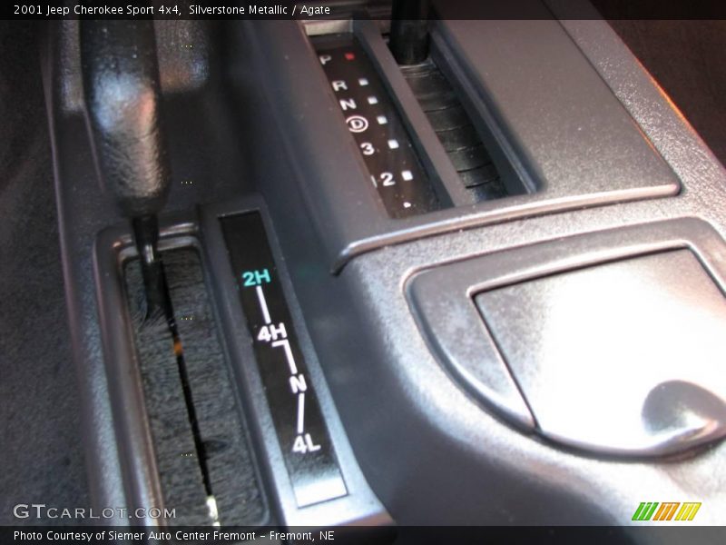 Silverstone Metallic / Agate 2001 Jeep Cherokee Sport 4x4