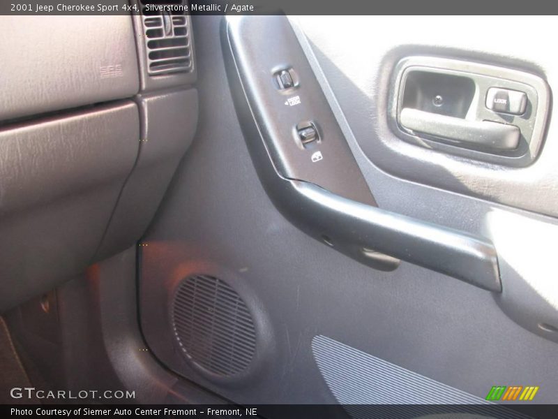 Silverstone Metallic / Agate 2001 Jeep Cherokee Sport 4x4