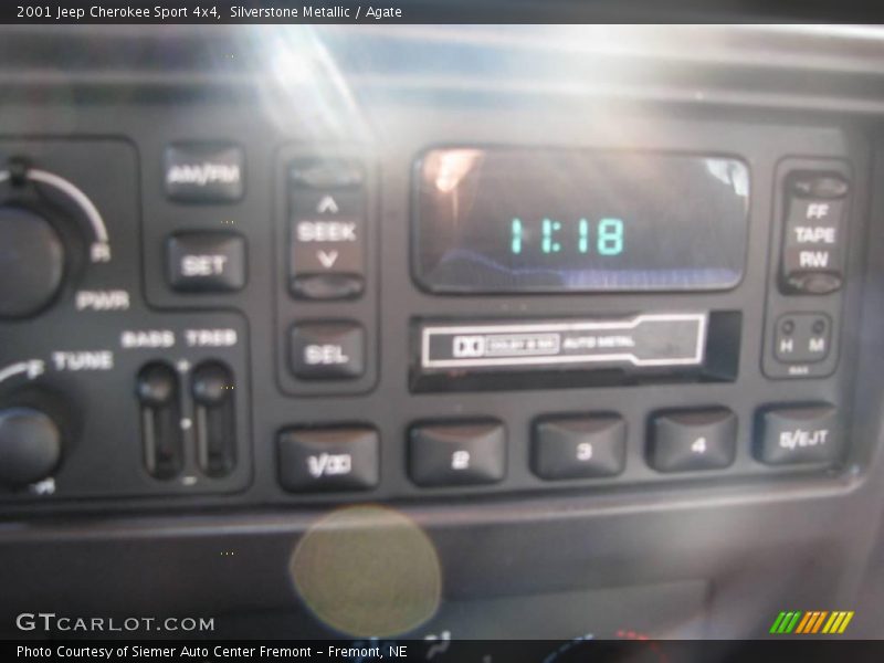 Silverstone Metallic / Agate 2001 Jeep Cherokee Sport 4x4