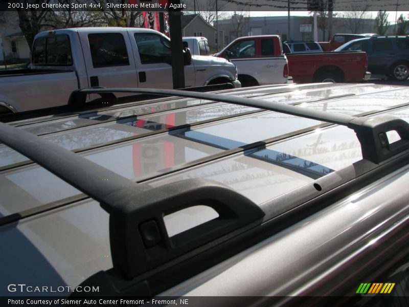 Silverstone Metallic / Agate 2001 Jeep Cherokee Sport 4x4