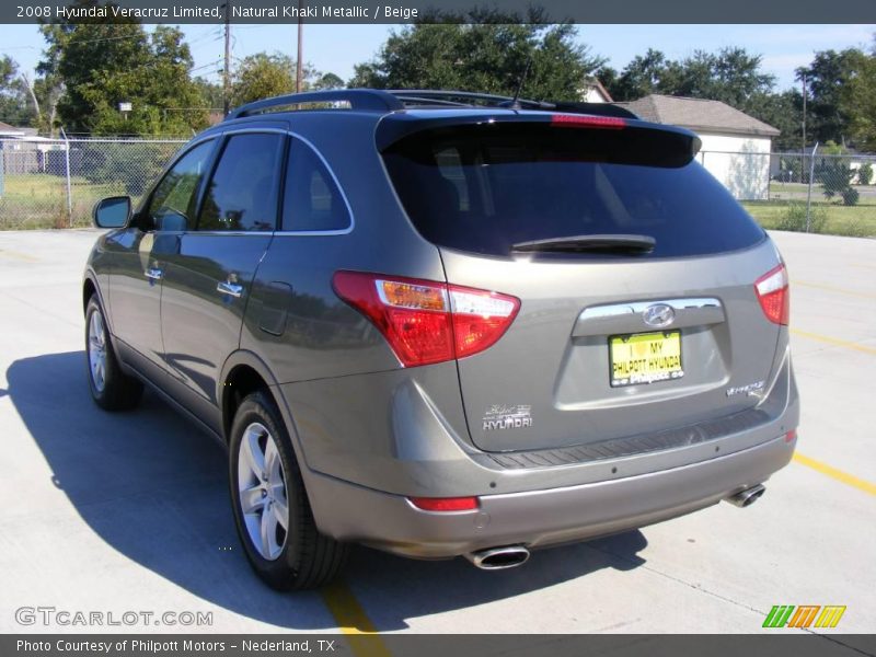 Natural Khaki Metallic / Beige 2008 Hyundai Veracruz Limited