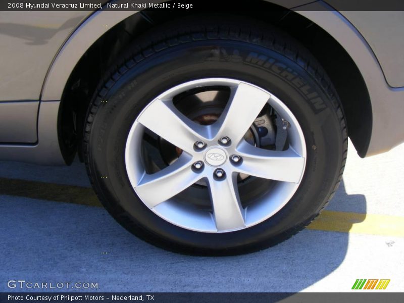 Natural Khaki Metallic / Beige 2008 Hyundai Veracruz Limited