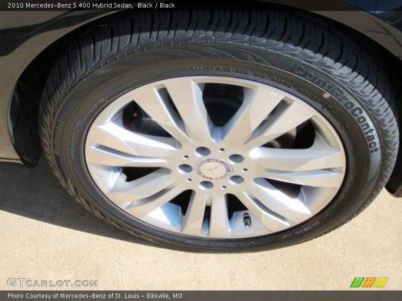 Black / Black 2010 Mercedes-Benz S 400 Hybrid Sedan