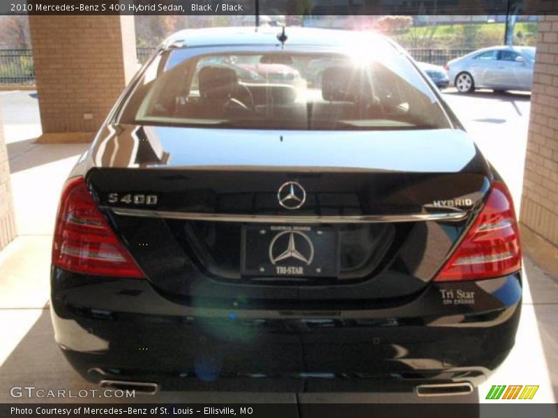 Black / Black 2010 Mercedes-Benz S 400 Hybrid Sedan