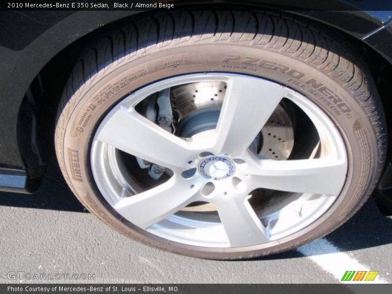 Black / Almond Beige 2010 Mercedes-Benz E 350 Sedan