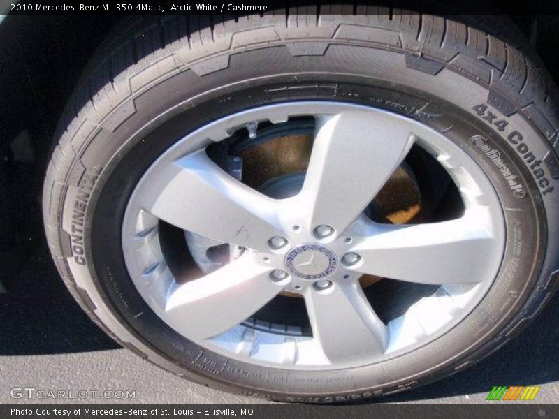 Arctic White / Cashmere 2010 Mercedes-Benz ML 350 4Matic