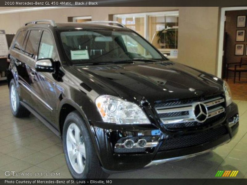 Black / Black 2010 Mercedes-Benz GL 450 4Matic