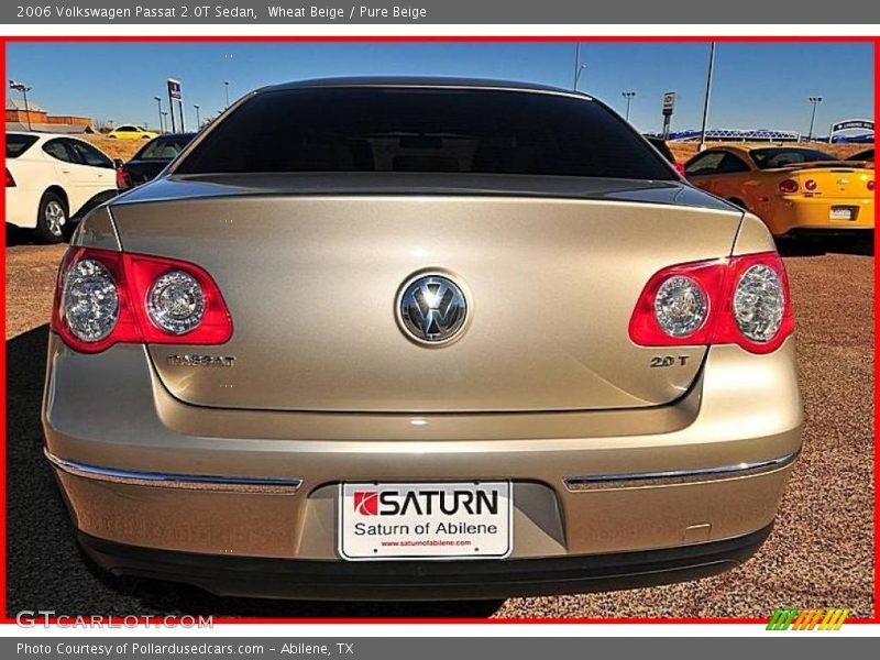 Wheat Beige / Pure Beige 2006 Volkswagen Passat 2.0T Sedan