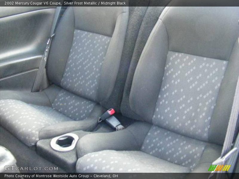 Silver Frost Metallic / Midnight Black 2002 Mercury Cougar V6 Coupe