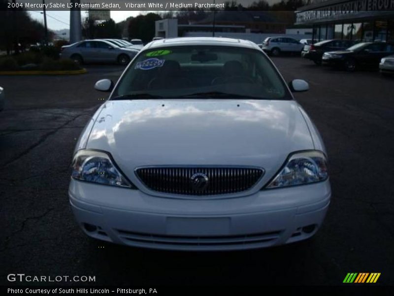 Vibrant White / Medium Parchment 2004 Mercury Sable LS Premium Sedan