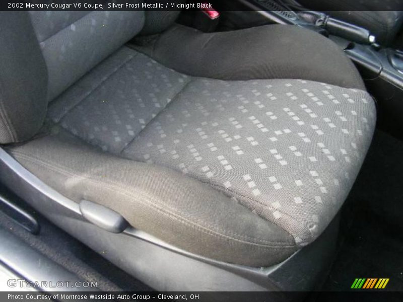 Silver Frost Metallic / Midnight Black 2002 Mercury Cougar V6 Coupe