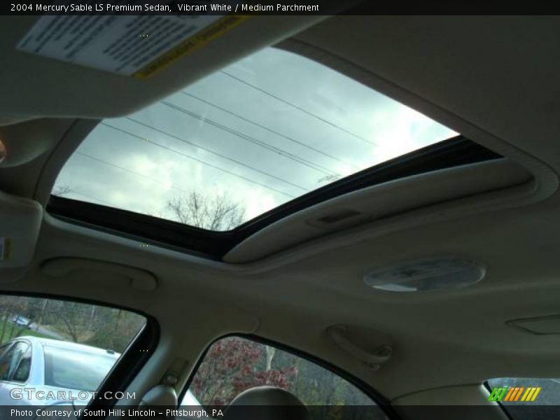 Vibrant White / Medium Parchment 2004 Mercury Sable LS Premium Sedan