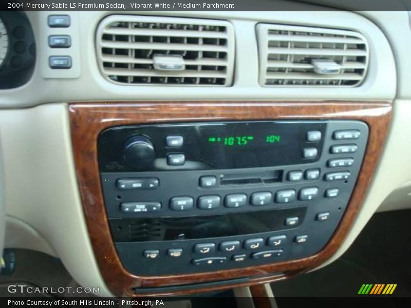 Vibrant White / Medium Parchment 2004 Mercury Sable LS Premium Sedan