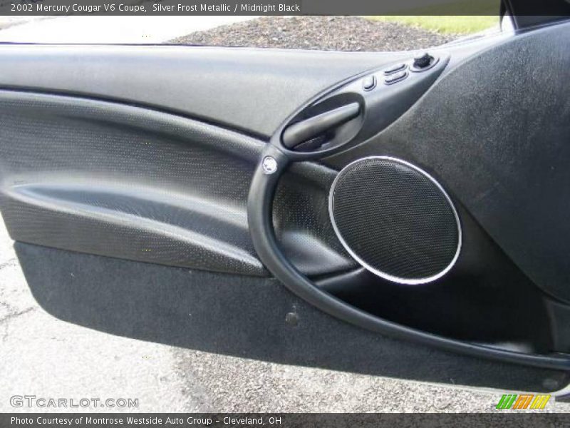 Silver Frost Metallic / Midnight Black 2002 Mercury Cougar V6 Coupe