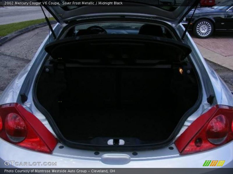 Silver Frost Metallic / Midnight Black 2002 Mercury Cougar V6 Coupe